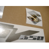 Suzuki SV 650 2008 - DARK BLUE VERSION DECALS