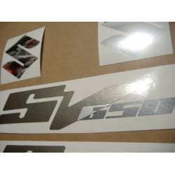 Suzuki SV 650 2008 - DARK BLUE VERSION DECALS
