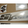 Suzuki SV 650 2008 - DARK BLUE VERSION DECALS