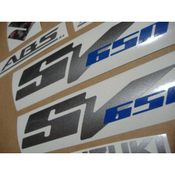 SUZUKI HAYABUSA 2008 - DARK BLUE VERSION DECALS