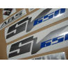 SUZUKI HAYABUSA 2008 - DARK BLUE VERSION DECALS