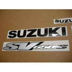 Suzuki SV 650S 2000 - YELLOW VERSION DECALS