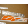 Suzuki SV 650S 2003 - ORANGE VERSION DECALS
