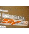 Suzuki SV 650S 2003 - ORANGE VERSION DECALS