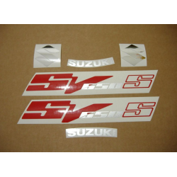 Suzuki SV 650S 2004 - BLACK VERSION DECALS