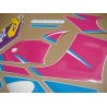 SUZUKI GSX-R 750 1993 - BLACK/PINK VERSION DECALS SET