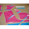 SUZUKI GSX-R 750 1993 - BLACK/PINK VERSION DECALS SET