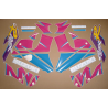 SUZUKI GSX-R 750 1993 - BLACK/PINK VERSION DECALS SET