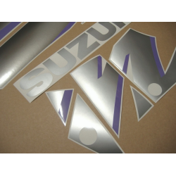 SUZUKI GSX-R 750 1993 - BLACK/GREY VERSION DECALS SET