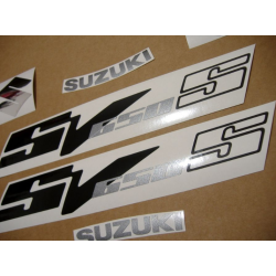 Suzuki SV 650S 2005 - YELLOW VERSION DECALS