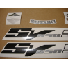 Suzuki SV 650S 2005 - YELLOW VERSION DECALS