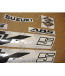 Suzuki SV 650S 2007 - TITANIUM VERSION DECALS
