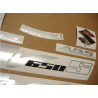 Suzuki SV 650S 2007 - WINE RED VERSION DECALS
