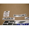 Suzuki SV 650S 2009 - GREY VERSION DECALS
