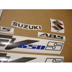 Suzuki SV 650S 2009 - GREY VERSION DECALS