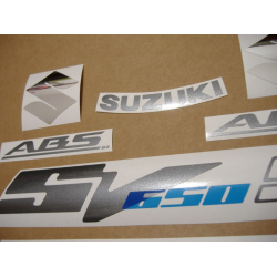 SUZUKI HAYABUSA 2008 - DARK BLUE VERSION DECALS