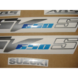 SUZUKI HAYABUSA 2008 - DARK BLUE VERSION DECALS