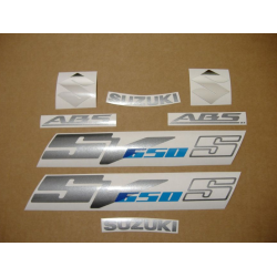 SUZUKI HAYABUSA 2008 - DARK BLUE VERSION DECALS