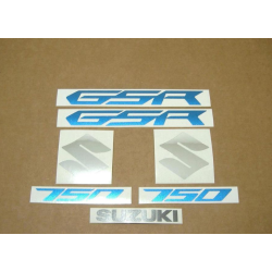 Suzuki GSR 750 2011 - WHITE VERSION DECALS