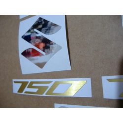 Suzuki GSR 750 2012 - BLACK VERSION DECALS