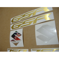 Suzuki GSR 750 2012 - BLACK VERSION DECALS