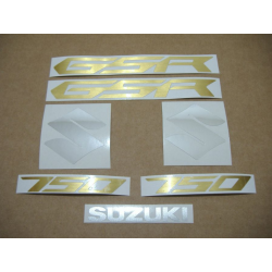 Suzuki GSR 750 2012 - BLACK VERSION DECALS