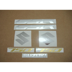 Suzuki GSR 750 2012 - BLUE/BLACK VERSION DECALS