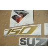 Suzuki GSR 750 2012 - RED/SILVER VERSION DECALS