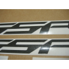Suzuki GSR 750 2012 - RED/SILVER VERSION DECALS