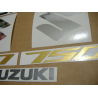 Suzuki GSR 750 2012 - RED/SILVER VERSION DECALS