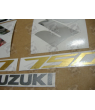 Suzuki GSR 750 2012 - RED/SILVER VERSION DECALS