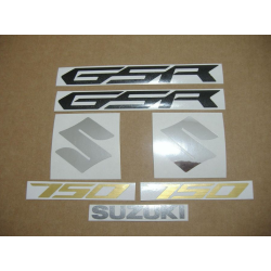 Suzuki GSR 750 2012 - RED/SILVER VERSION DECALS