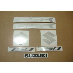 Suzuki GSR 750 2013 - BLUE/WHITE VERSION DECALS