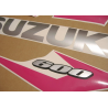 SUZUKI GSX-R 600 K4-K5 CUSTOM HOT PINK DECALS