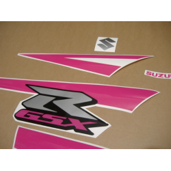 SUZUKI GSX-R 600 K4-K5 CUSTOM HOT PINK DECALS