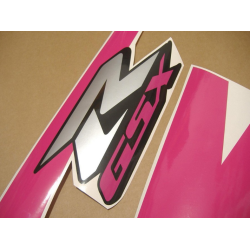 SUZUKI GSX-R 600 K4-K5 CUSTOM HOT PINK DECALS