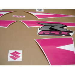 SUZUKI GSX-R 600 K4-K5 CUSTOM HOT PINK DECALS