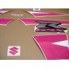 SUZUKI GSX-R 600 K4-K5 CUSTOM HOT PINK DECALS