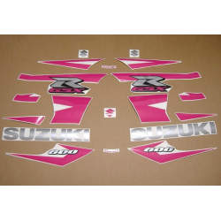 SUZUKI GSX-R 600 K4-K5 CUSTOM HOT PINK DECALS