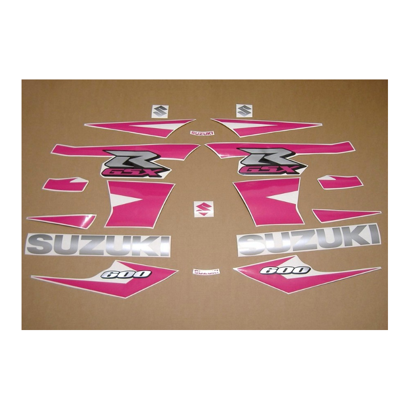 SUZUKI GSX-R 600 K4-K5 CUSTOM HOT PINK DECALS