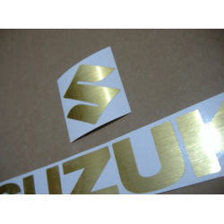 SUZUKI HAYABUSA 1999-2007 CUSTOM BRUSHED GOLD DECALS