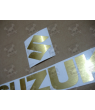 SUZUKI HAYABUSA 1999-2007 CUSTOM BRUSHED GOLD DECALS