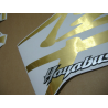 SUZUKI HAYABUSA 1999-2007 CUSTOM BRUSHED GOLD DECALS