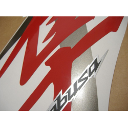 SUZUKI HAYABUSA 2007 - RED VERSION DECALS