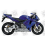 Honda CBR 600RR 2003 - BLUE VERSION DECALS (Produto compatível)