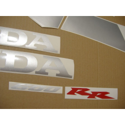 Honda CBR 600RR 2004 - BLACK/SILVER VERSION DECALS