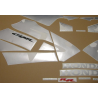 Honda CBR 600RR 2004 - BLACK/SILVER VERSION DECALS
