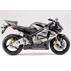 Honda CBR 600RR 2004 - BLACK/SILVER VERSION DECALS
