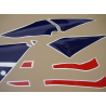 Honda CBR 600RR 2005 - RED/BLUE/SILVER VERSION DECALS