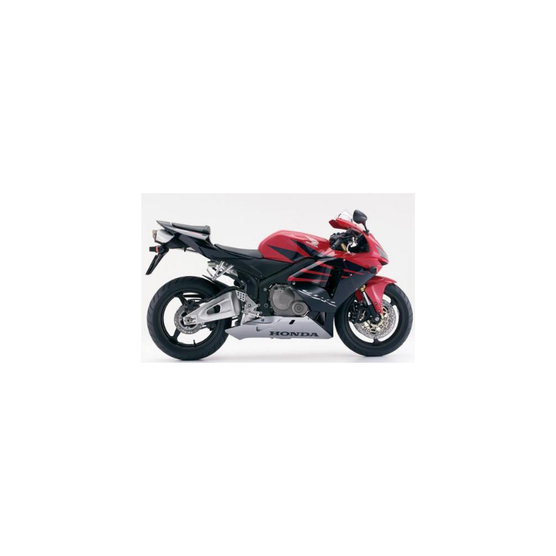 Honda CBR 600RR 2006 - BLACK/RED/SILVER VERSION DECALS